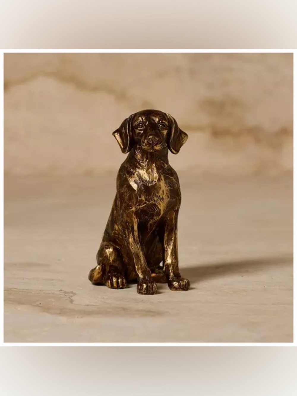 Kinkeeping Gold Labrador Figurine